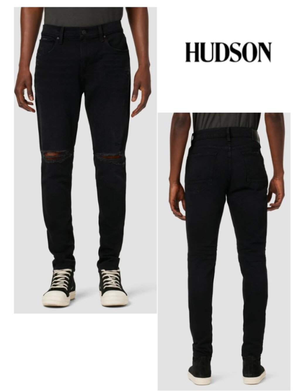 Men's Hudson Zack Skinny Jeans Keeper NWT Sz 38